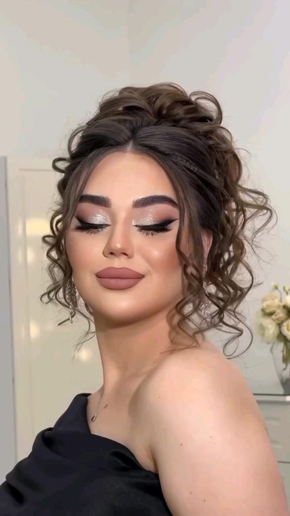 makeup with hairstyling in Abu Dhabi